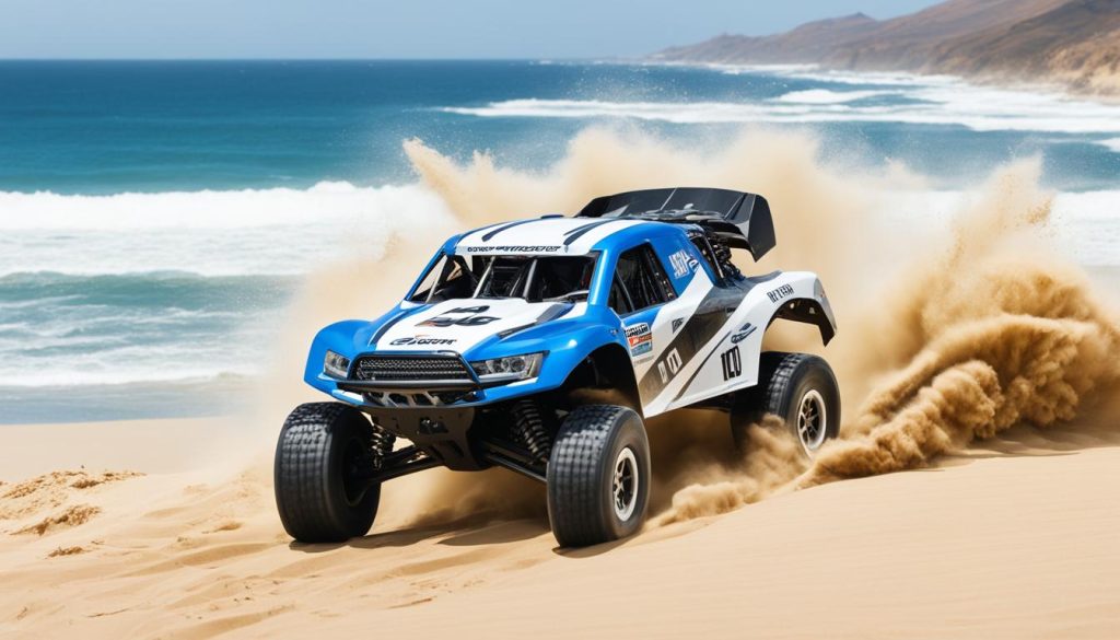 Can off-road RC cars go on the beach