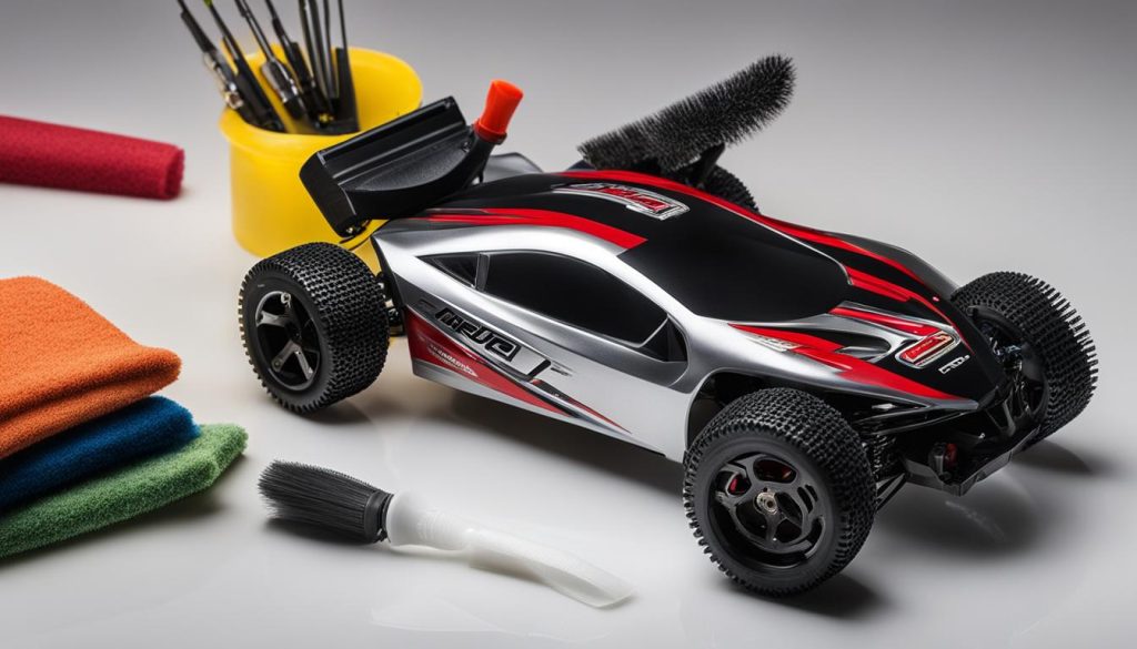 Essential tools for cleaning RC cars