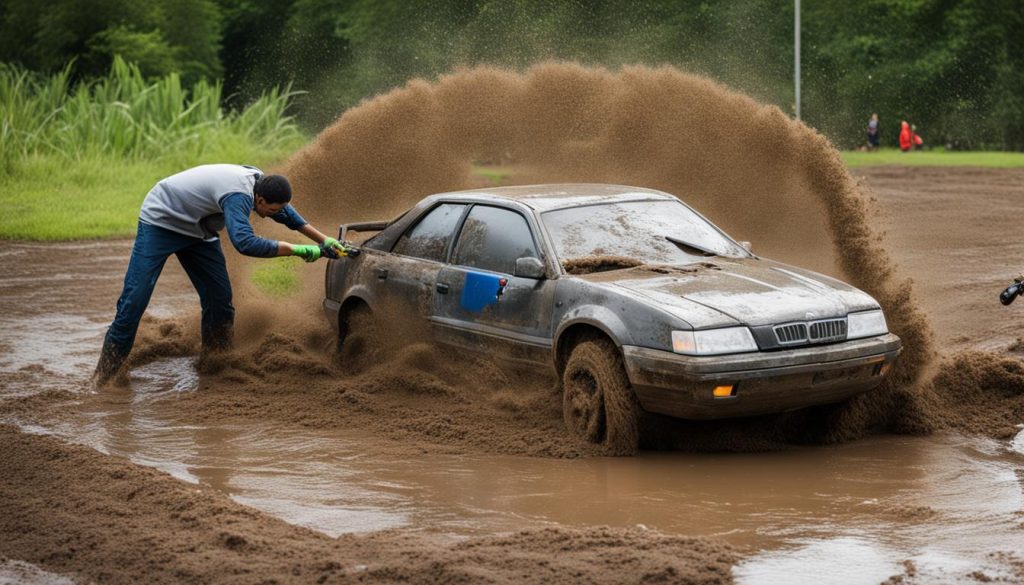 How to remove mud from a remote control car