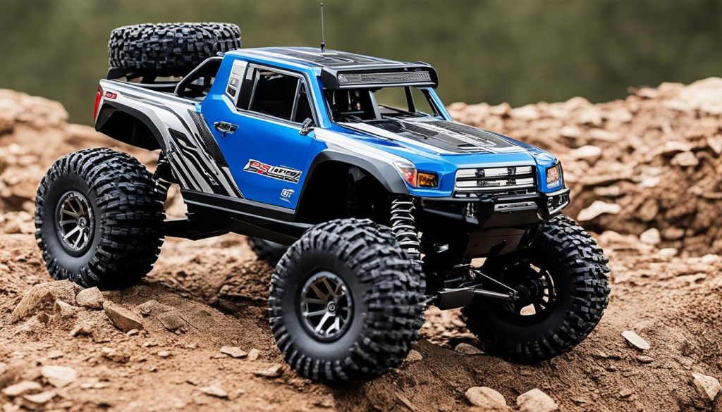 What materials are used to make an off-road RC car